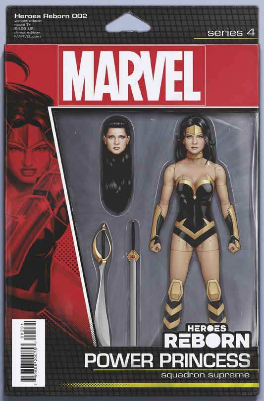 MARVEL COMICS COMIC BOOK HEROES REBORN #2 (OF 7) CHRISTOPHER ACTION FIGURE VAR