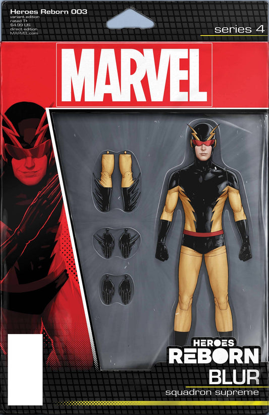 MARVEL COMICS COMIC BOOK HEROES REBORN #3 (OF 7) CHRISTOPHER ACTION FIGURE VAR