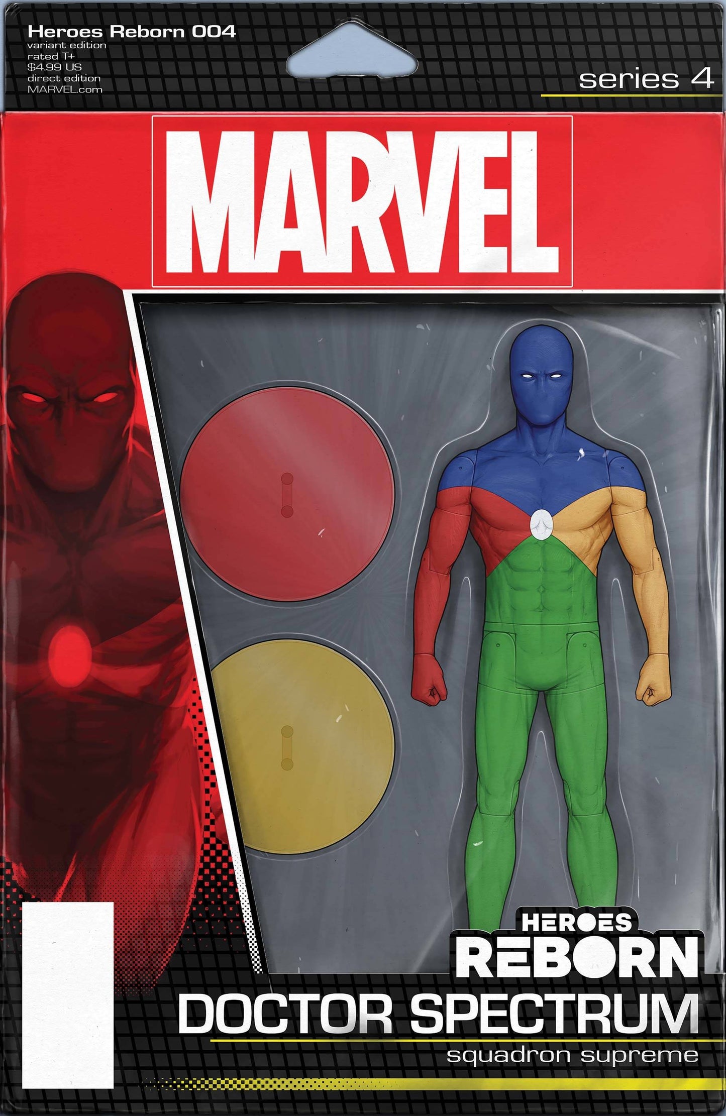 MARVEL COMICS COMIC BOOK HEROES REBORN #4 (OF 7) CHRISTOPHER ACTION FIGURE VAR