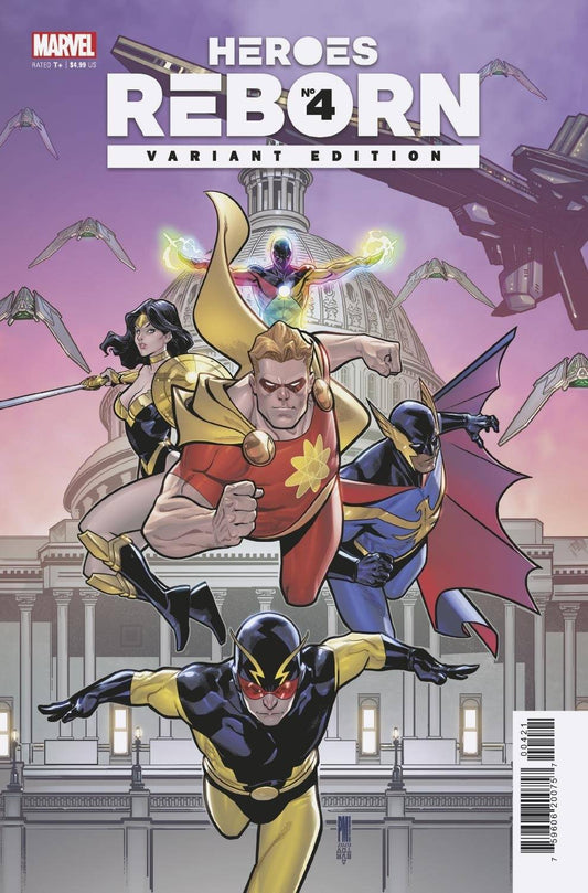 MARVEL COMICS COMIC BOOK HEROES REBORN #4 (OF 7) MEDINA SQUADRON SUPREME VAR