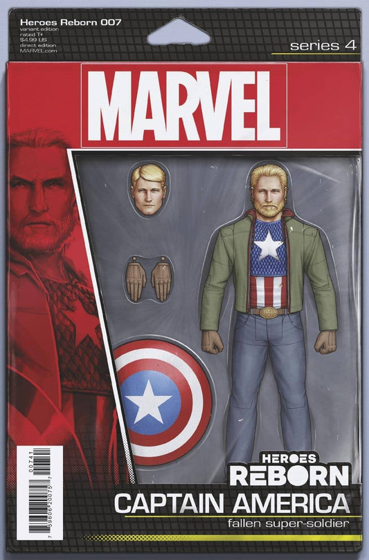 MARVEL COMICS COMIC BOOK HEROES REBORN #7 (OF 7) CHRISTOPHER ACTION FIGURE VAR