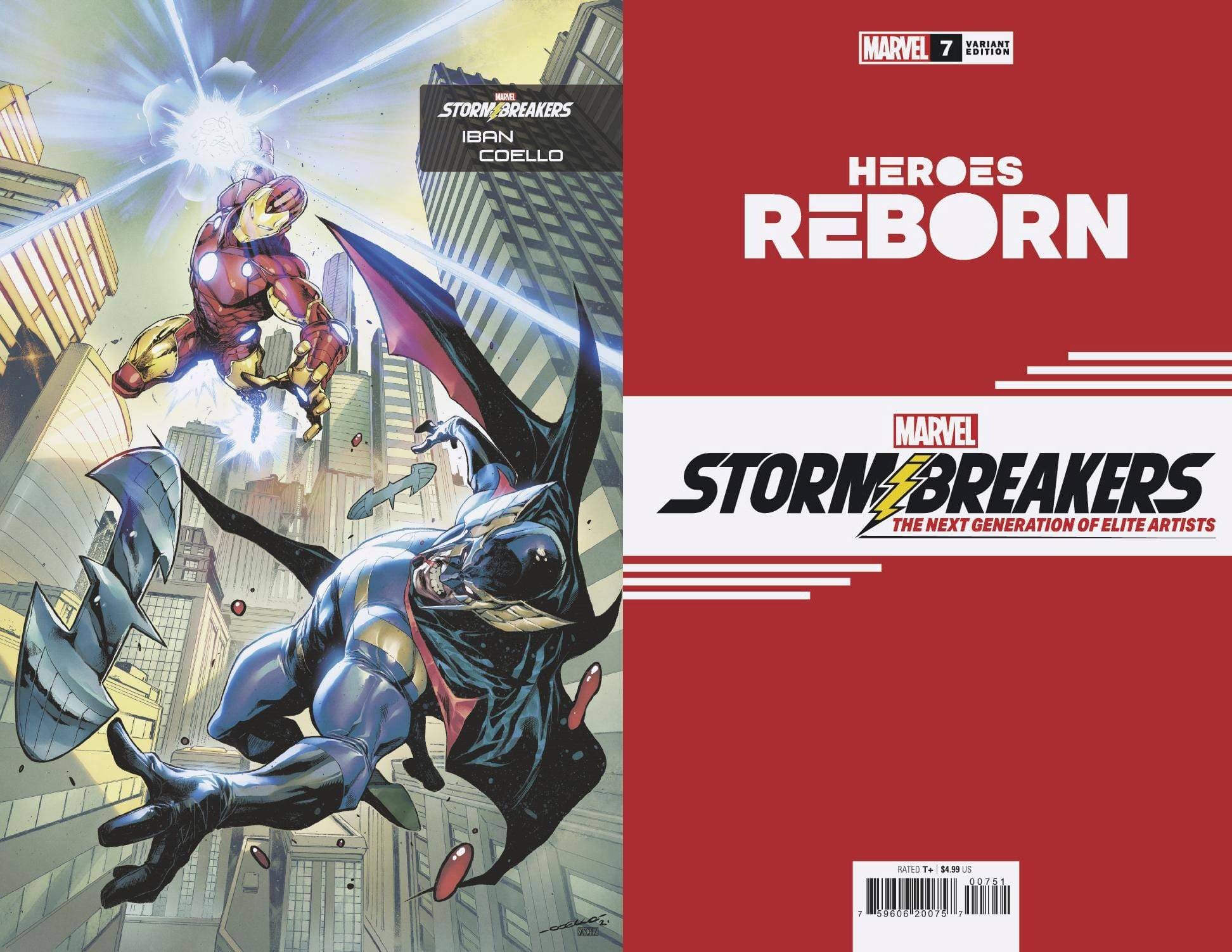 MARVEL COMICS COMIC BOOK HEROES REBORN #7 (OF 7) COELLO STORMBREAKERS VAR
