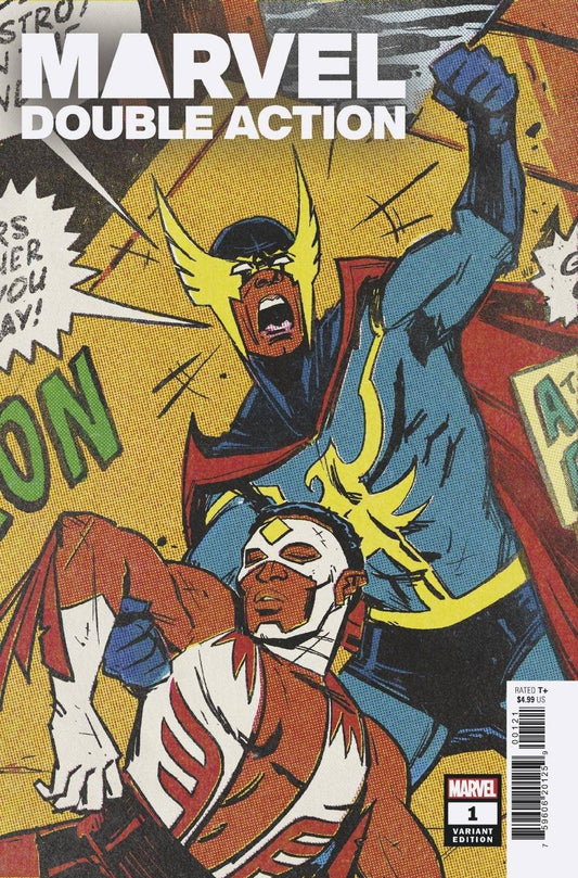 MARVEL COMICS COMIC BOOK HEROES REBORN MARVEL DOUBLE ACTION #1 WU VAR