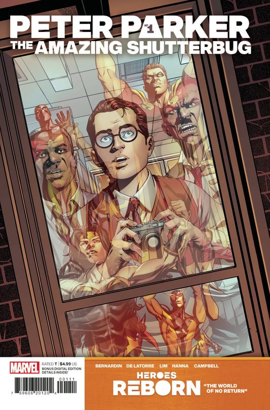 MARVEL COMICS COMIC BOOK HEROES REBORN PETER PARKER AMAZING SHUTTERBUG #1