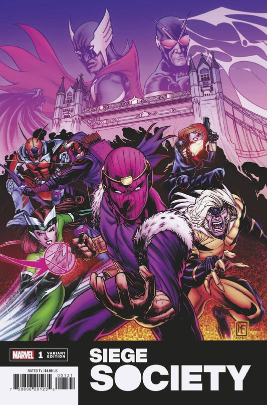 MARVEL COMICS COMIC BOOK HEROES REBORN SIEGE SOCIETY #1 FERREIRA VAR