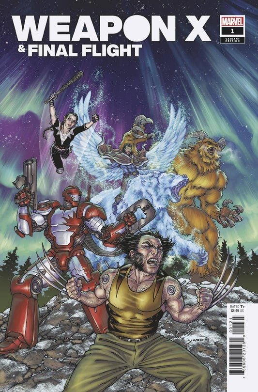 MARVEL COMICS COMIC BOOK HEROES REBORN WEAPON X AND FINAL FLIGHT #1 YARDIN VAR