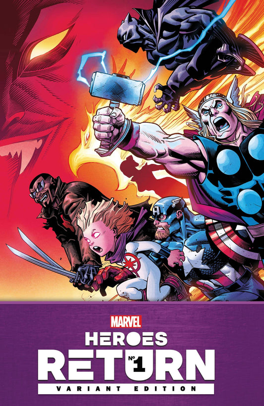 MARVEL COMICS COMIC BOOK HEROES RETURN #1 MCGUINNESS VAR