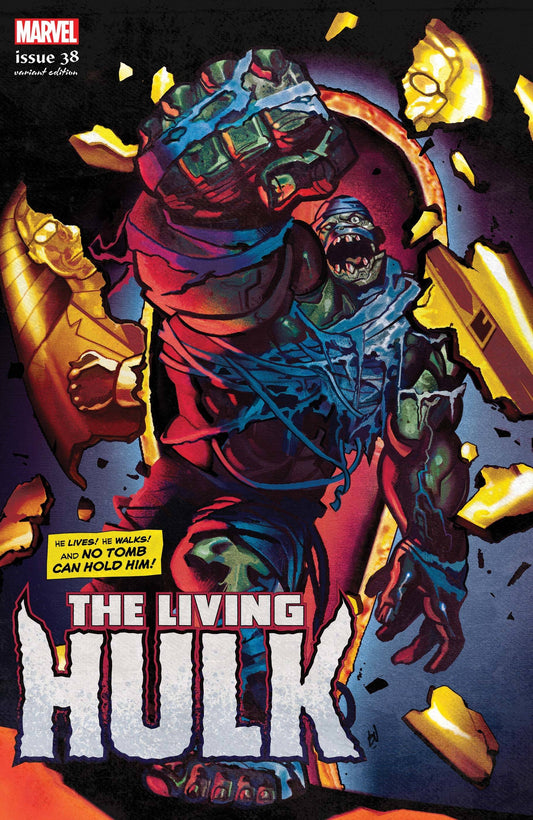 MARVEL COMICS COMIC BOOK IMMORTAL HULK #38 DEL MUNDO LIVING HULK HORROR VAR