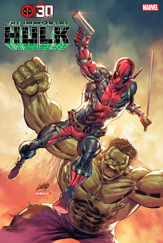 MARVEL COMICS COMIC BOOK IMMORTAL HULK #45 LIEFELD DEADPOOL 30TH VAR