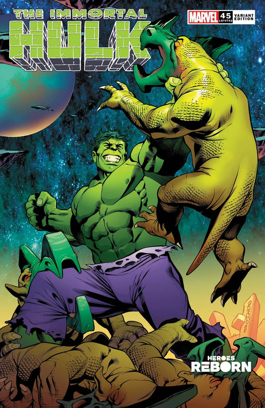 MARVEL COMICS COMIC BOOK IMMORTAL HULK #45 PACHECO REBORN VAR