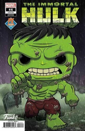 MARVEL COMICS COMIC BOOK IMMORTAL HULK #46 HAYHURST PX FUNKO VARIANT