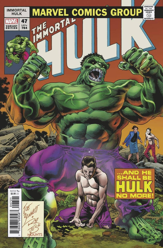 MARVEL COMICS COMIC BOOK IMMORTAL HULK #47 BENNETT HOMAGE VAR