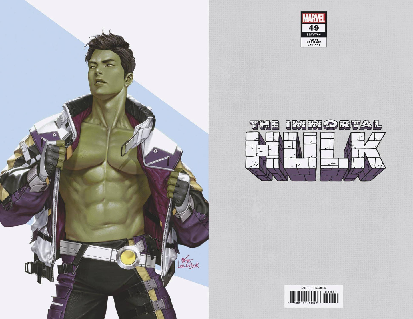 MARVEL COMICS COMIC BOOK IMMORTAL HULK #49 INHYUK LEE VIRGIN AAPIH VAR