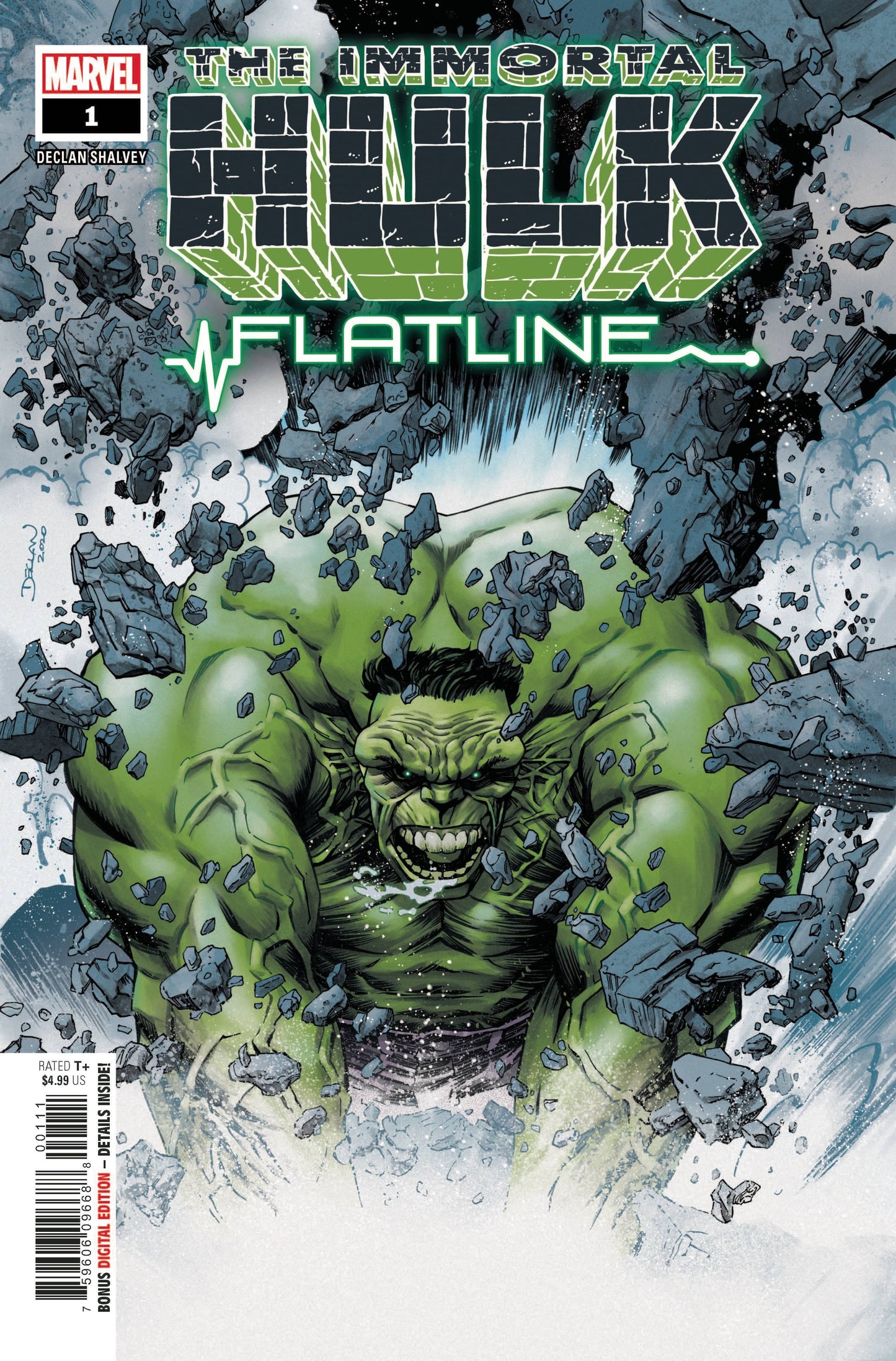 MARVEL COMICS COMIC BOOK IMMORTAL HULK FLATLINE #1