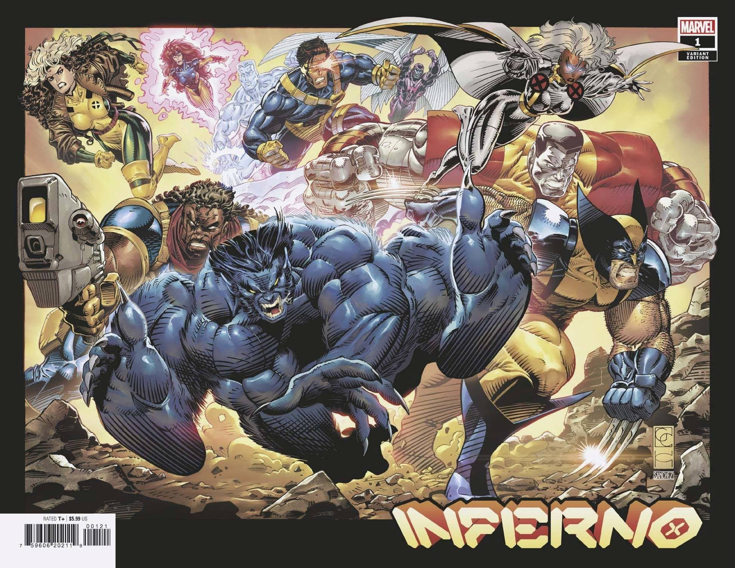 MARVEL COMICS COMIC BOOK INFERNO #1 (OF 4) CAPULLO HIDDEN GEM VAR