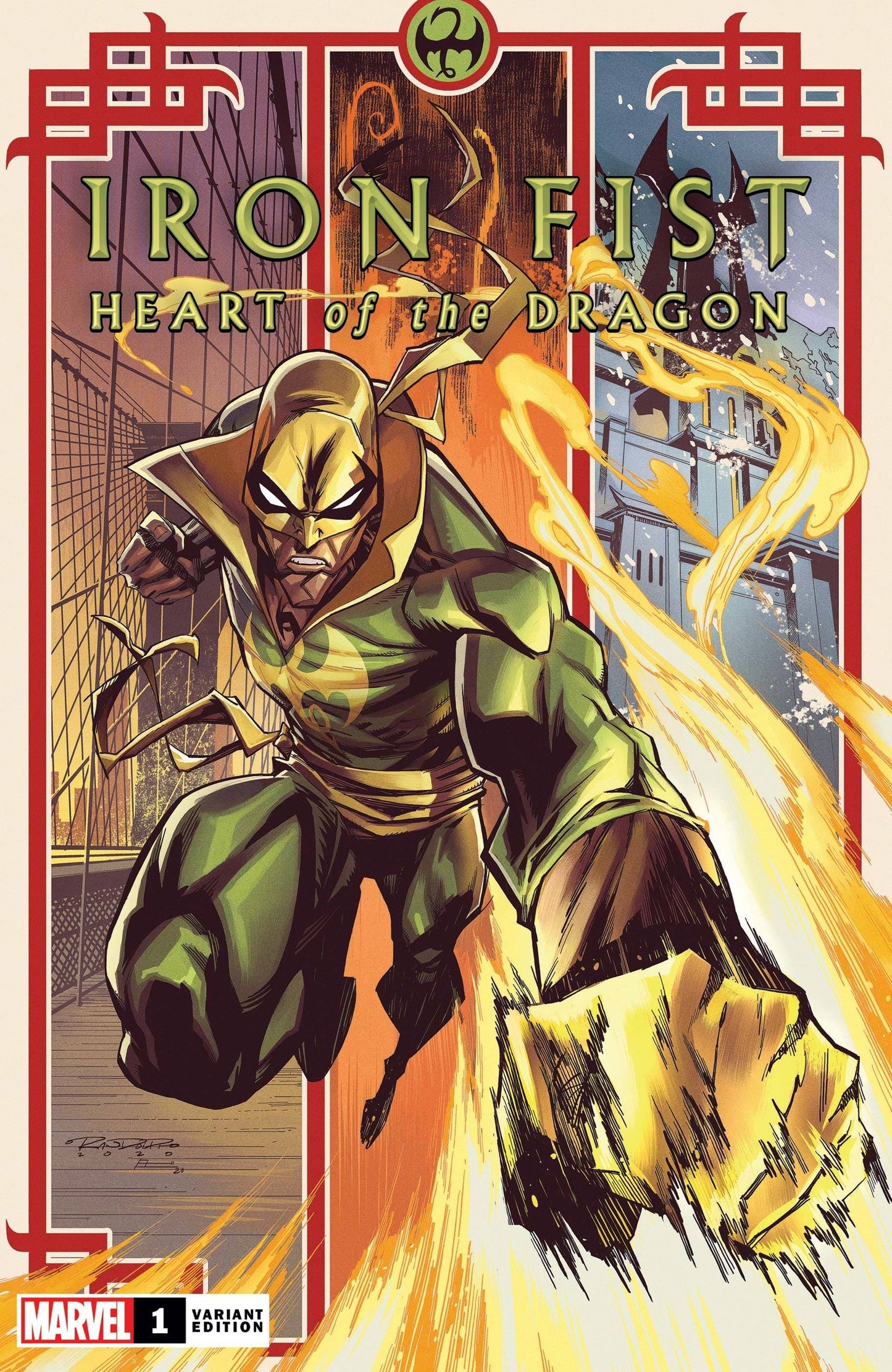 MARVEL COMICS COMIC BOOK IRON FIST HEART OF DRAGON #1 (OF 6) RANDOLPH VARIANT