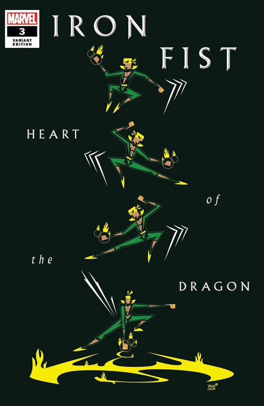 MARVEL COMICS comic book IRON FIST HEART OF DRAGON #3 (OF 6) VEREGGE VAR