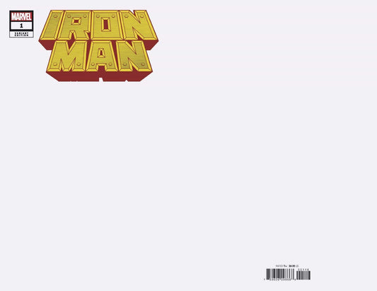 MARVEL COMICS comic book IRON MAN #1 BLANK VAR