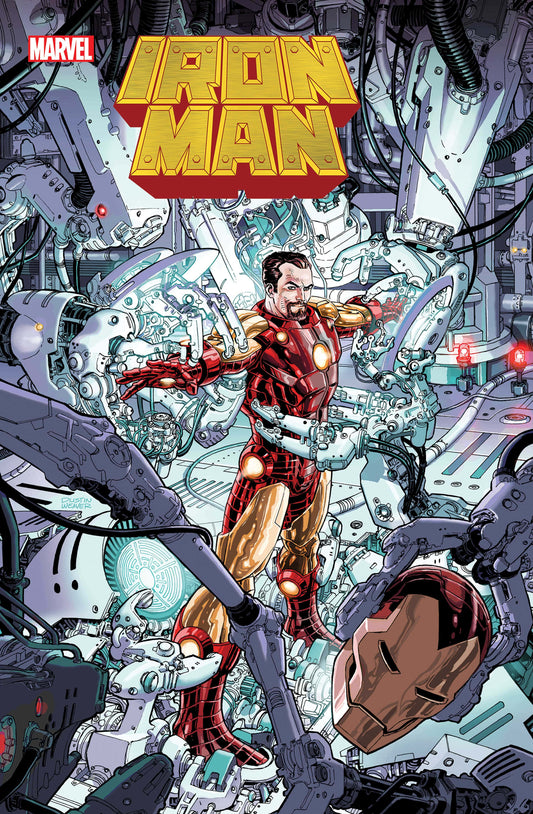 MARVEL COMICS comic book IRON MAN #1 WEAVER VAR