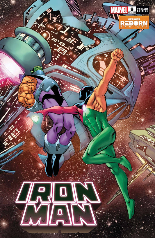 MARVEL COMICS COMIC BOOK IRON MAN #8 PACHECO REBORN VAR