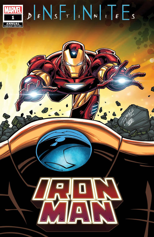 MARVEL COMICS COMIC BOOK IRON MAN ANNUAL #1 RON LIM CONNECTING VAR (RES)