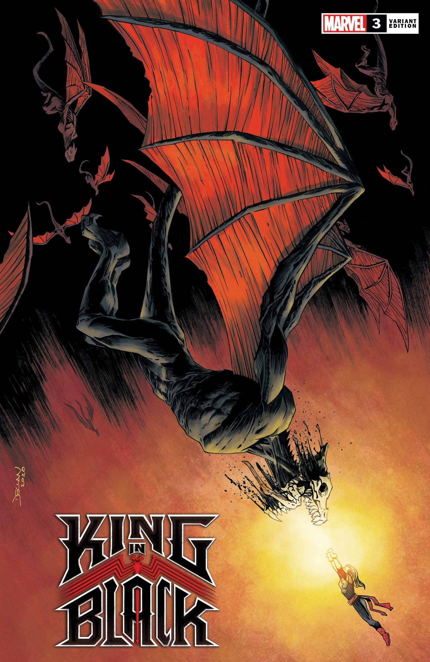 MARVEL COMICS COMIC BOOK KING IN BLACK #3 (OF 5) SHALVEY DRAGON VARIANT