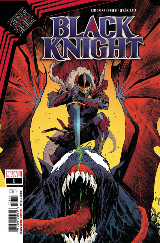 MARVEL COMICS COMIC BOOK KING IN BLACK BLACK KNIGHT #1