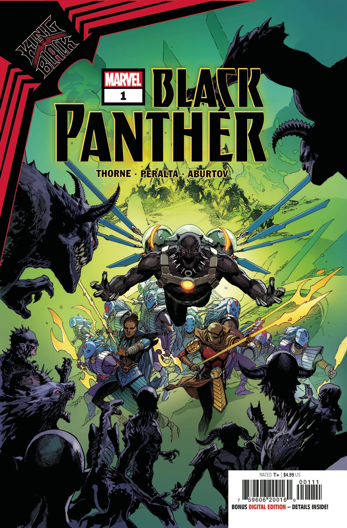 MARVEL COMICS COMIC BOOK KING IN BLACK BLACK PANTHER #1