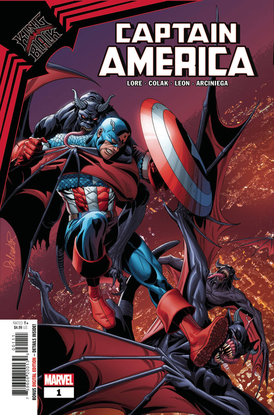 MARVEL COMICS COMIC BOOK KING IN BLACK CAPTAIN AMERICA #1