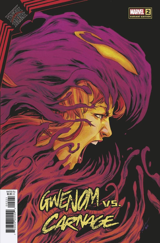 MARVEL COMICS COMIC BOOK KING IN BLACK GWENOM VS CARNAGE #2 (OF 3) CARMEN VAR