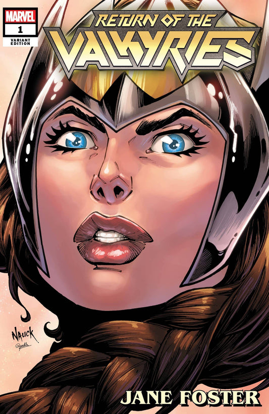 MARVEL COMICS COMIC BOOK KING IN BLACK RETURN OF VALKYRIES #1 (OF 4) NAUCK HEADSHOT V
