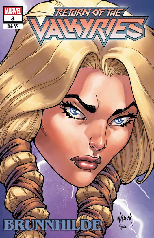 MARVEL COMICS COMIC BOOK KING IN BLACK RETURN OF VALKYRIES #3 (OF 4) NAUCK HEADSHOT V
