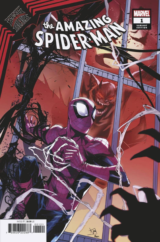 MARVEL COMICS comic book KING IN BLACK SPIDER-MAN #1 VINCENTINI VAR