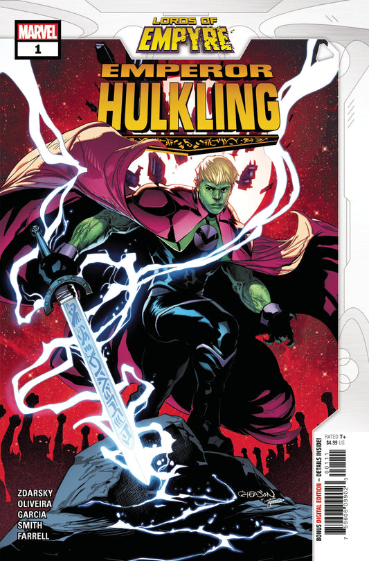 MARVEL COMICS COMIC BOOK LORDS OF EMPYRE EMPEROR HULKING #1