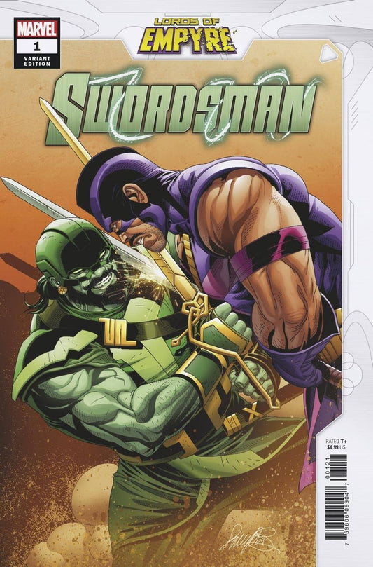 MARVEL COMICS COMIC BOOK LORDS OF EMPYRE SWORDSMAN #1 ANACLETO VAR