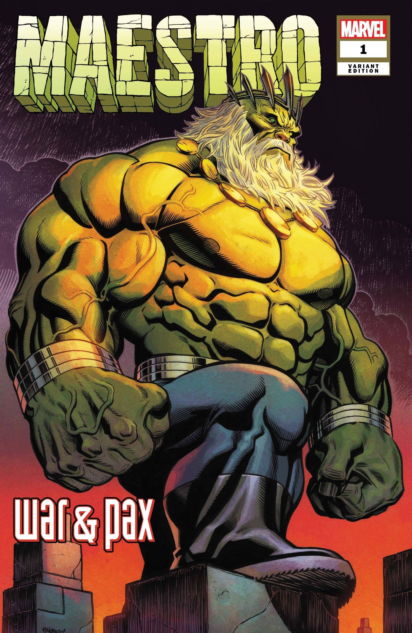 MARVEL COMICS COMIC BOOK MAESTRO WAR AND PAX #1 (OF 5) MCGUINNESS VAR