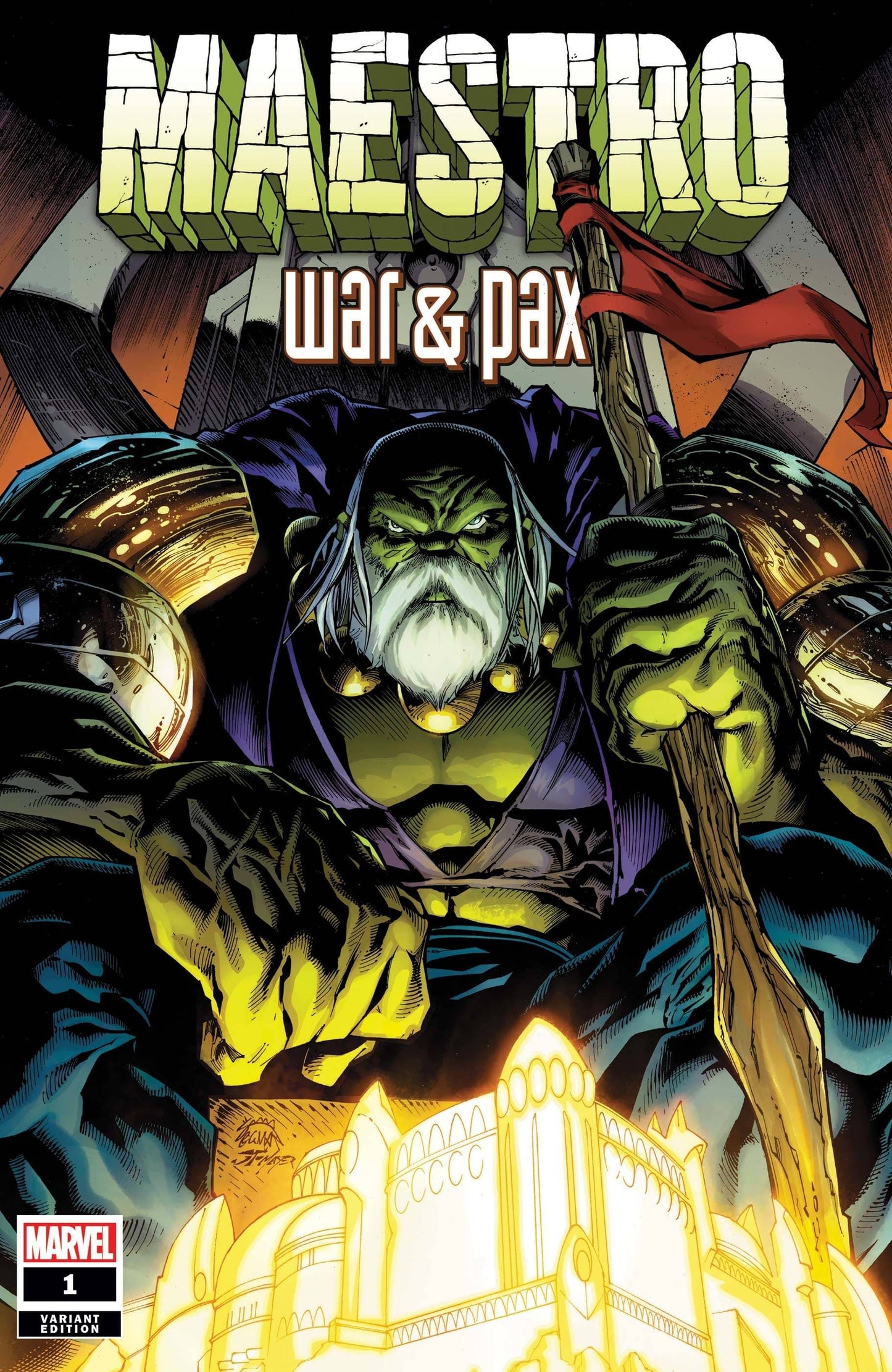MARVEL COMICS COMIC BOOK MAESTRO WAR AND PAX #1 (OF 5) STEGMAN VAR