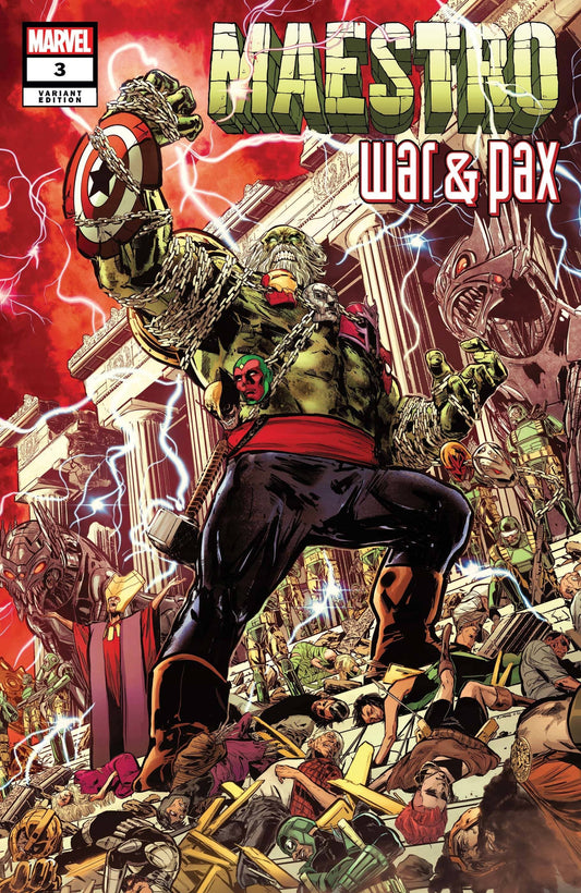 MARVEL COMICS COMIC BOOK MAESTRO WAR AND PAX #3 (OF 5) JIMENEZ VAR