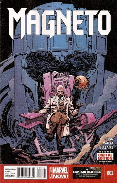 MARVEL COMICS comic book MAGNETO #2 ANMN