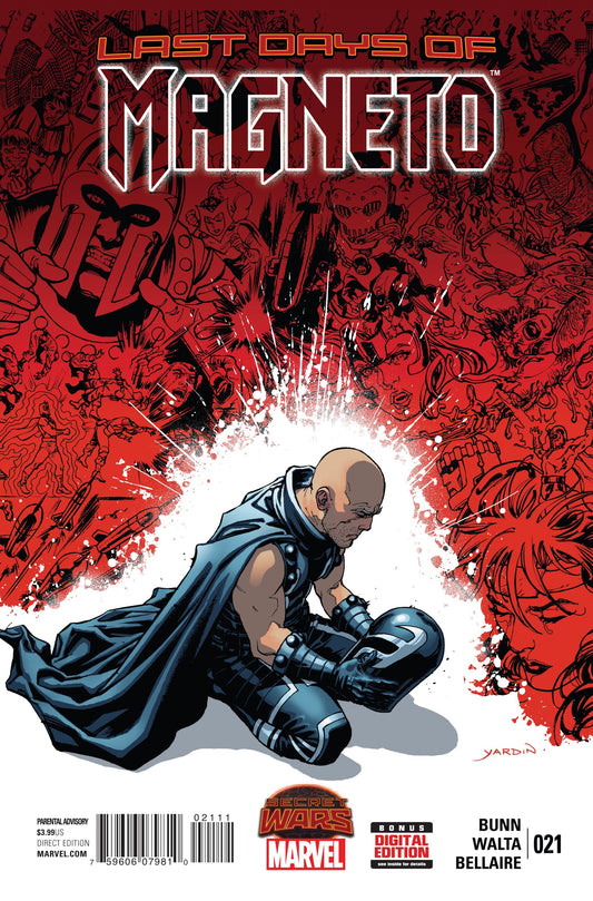 MARVEL COMICS comic book MAGNETO #21 SWA