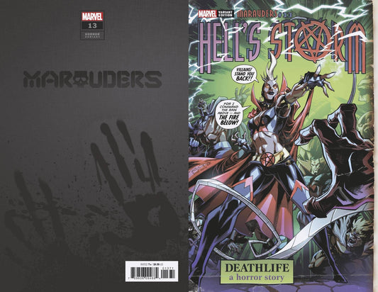 MARVEL COMICS comic book MARAUDERS #13 RANDOLPH HELLS STORM HORROR VAR XOS
