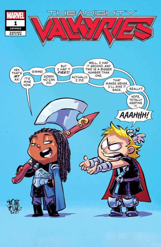 MARVEL COMICS COMIC BOOK MIGHTY VALKYRIES #1 (OF 5) YOUNG VAR