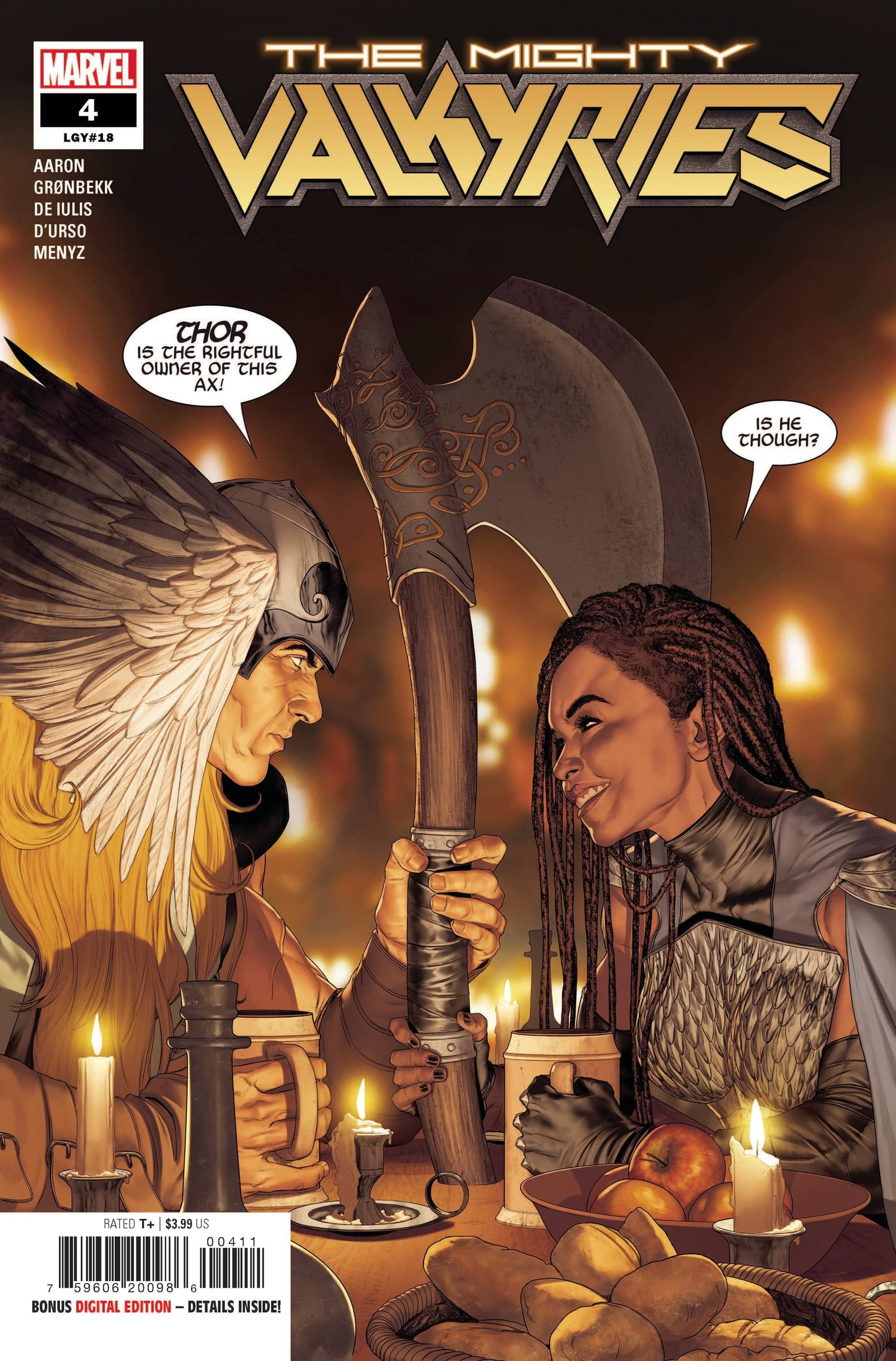 MARVEL COMICS COMIC BOOK MIGHTY VALKYRIES #4 (OF 5)