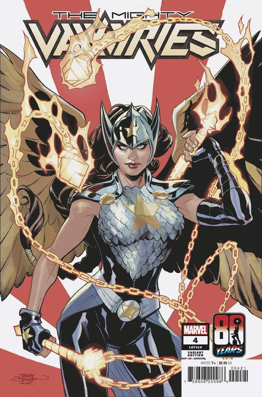 MARVEL COMICS COMIC BOOK MIGHTY VALKYRIES #4 (OF 5) DODSON CAPTAIN AMERICA 80TH VAR