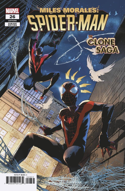 MARVEL COMICS COMIC BOOK MILES MORALES SPIDER-MAN #26 VICENTINI  VARIANT