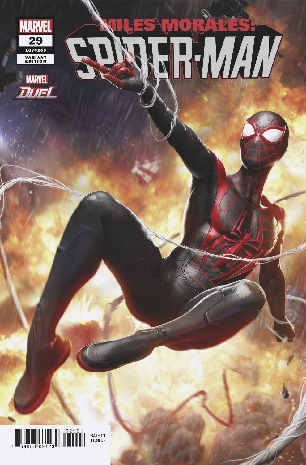 MARVEL COMICS COMIC BOOK MILES MORALES SPIDER-MAN #29 NETEASE MARVEL GAMES VAR