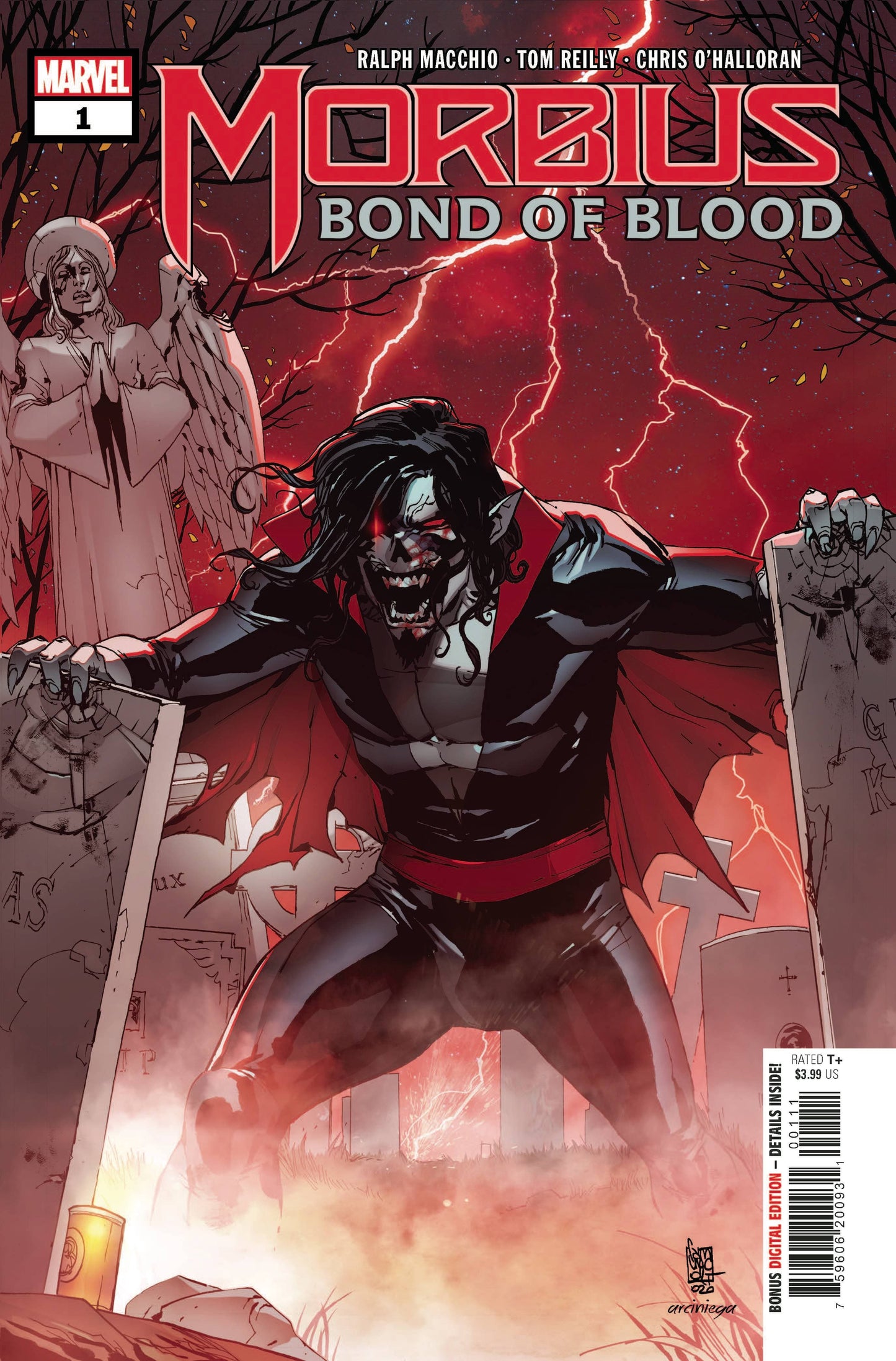 MARVEL COMICS COMIC BOOK MORBIUS BOND OF BLOOD #1