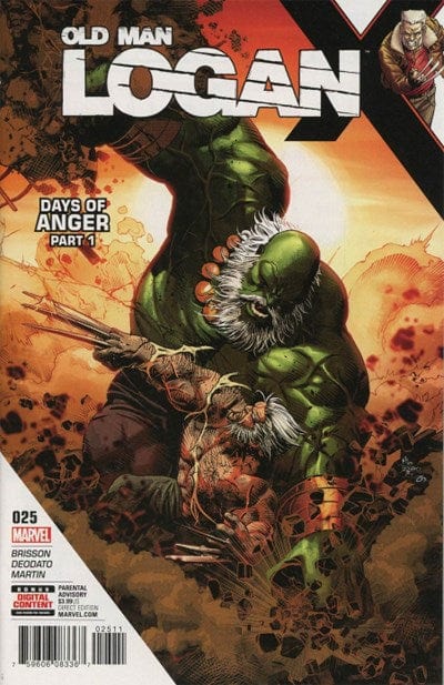 MARVEL COMICS COMIC BOOK OLD MAN LOGAN #25