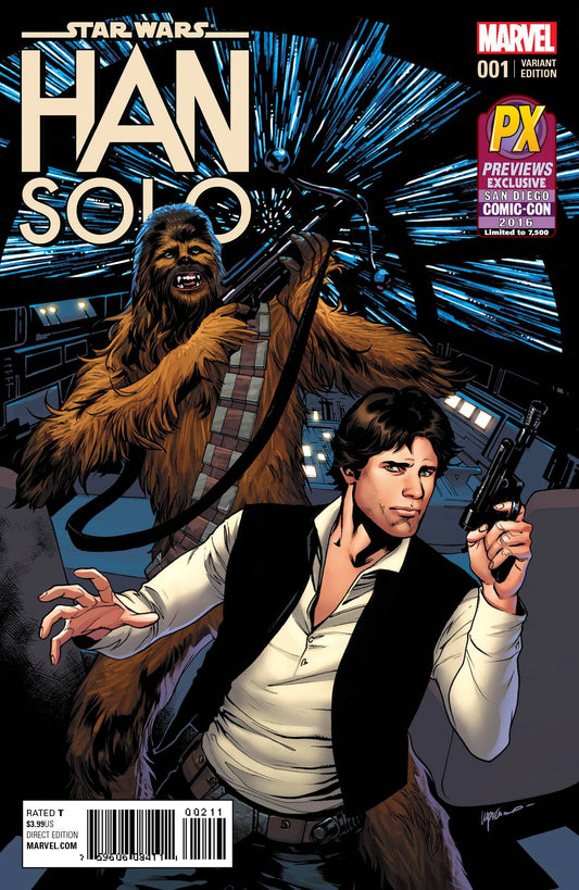MARVEL COMICS COMIC BOOK SDCC 2016 STAR WARS HAN SOLO #1 (OF 5) LUPACCHINO VARIANT
