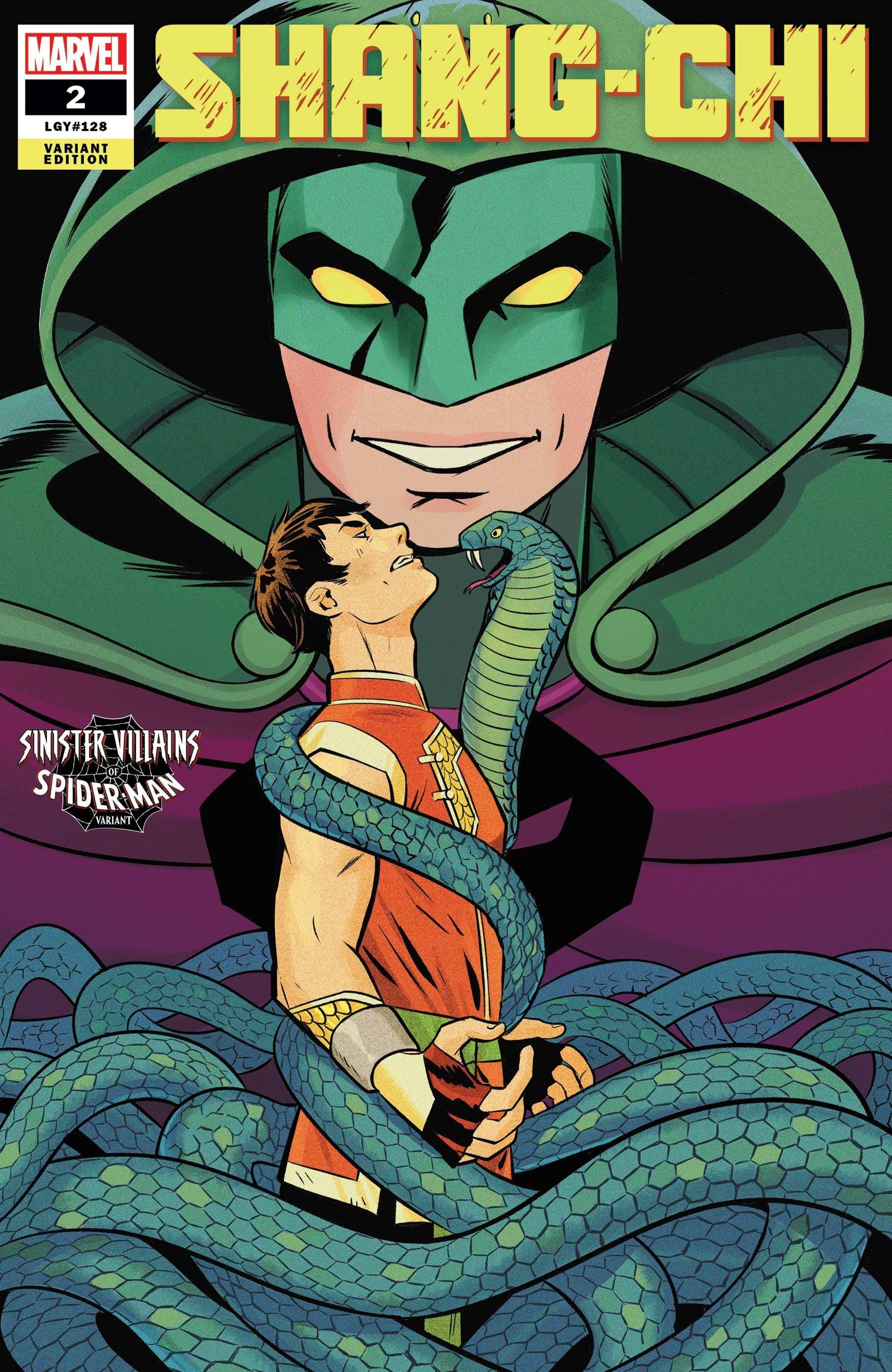 MARVEL COMICS COMIC BOOK SHANG-CHI #2 BUSTOS SPIDER-MAN VILLAINS VAR